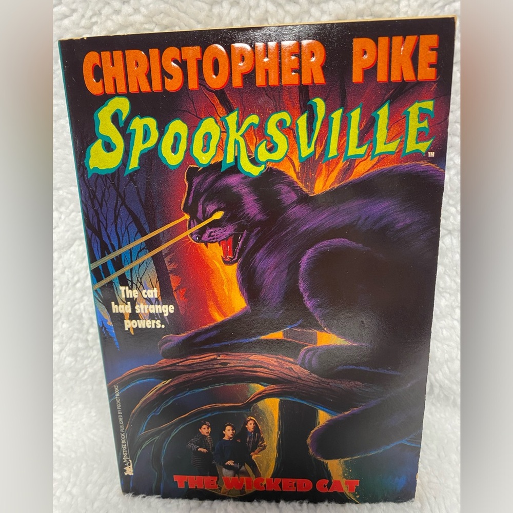 First Print Christopher Pike Spooksville No. 10 The Wicked Cat